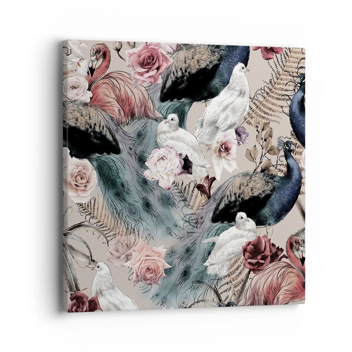 Vászonkép - A palota kertjében - 40x40 cm