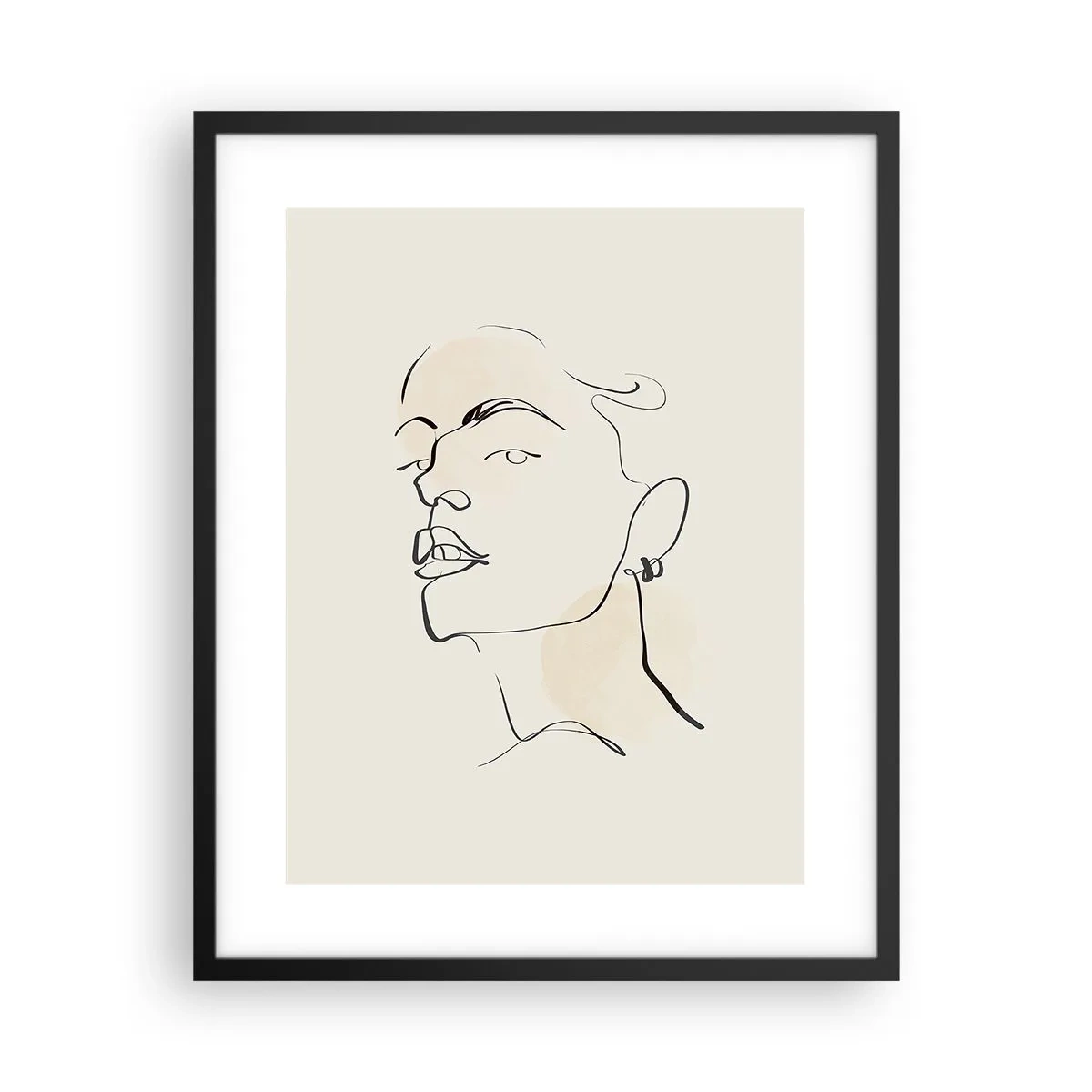 Poszter fehér keretben - Büszke tekintet - 40x50 cm