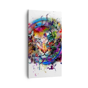 Vászonkép - Szivárványfátyol mögött lapul - 55x100 cm