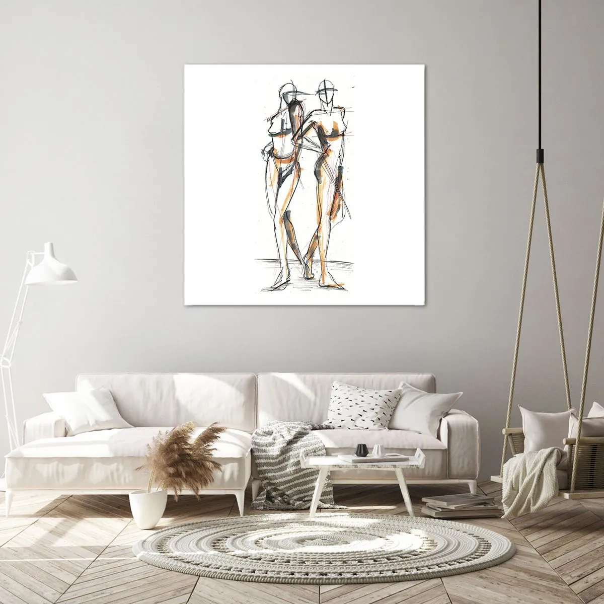 Vászonkép - A kegyelem tanulmánya - 70x70 cm