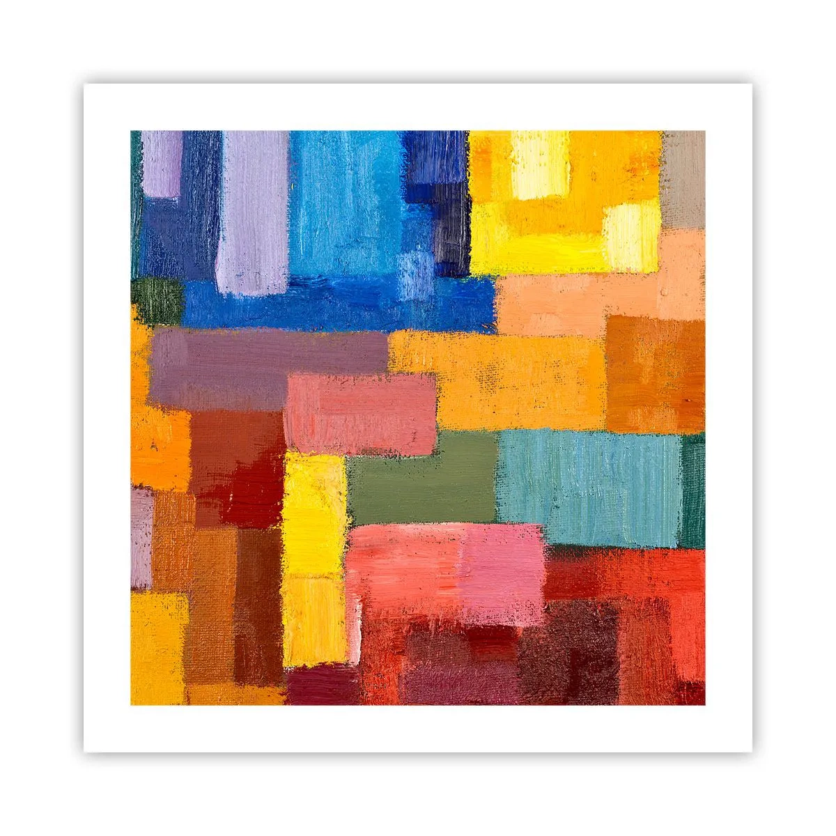 Poszter - Mindegyik más, mindegyik színes - 50x50 cm