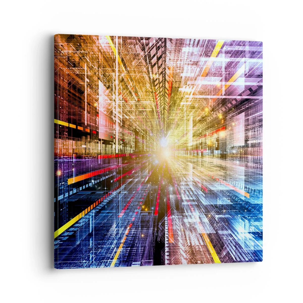 Vászonkép - Fényes folyosó - 40x40 cm