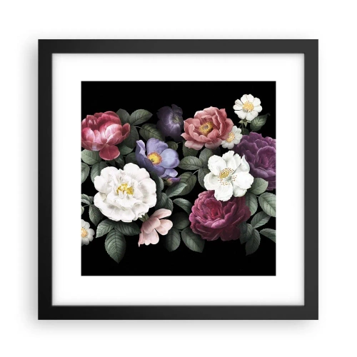 Poszter fehér keretben - Az angol kertből - 30x30 cm