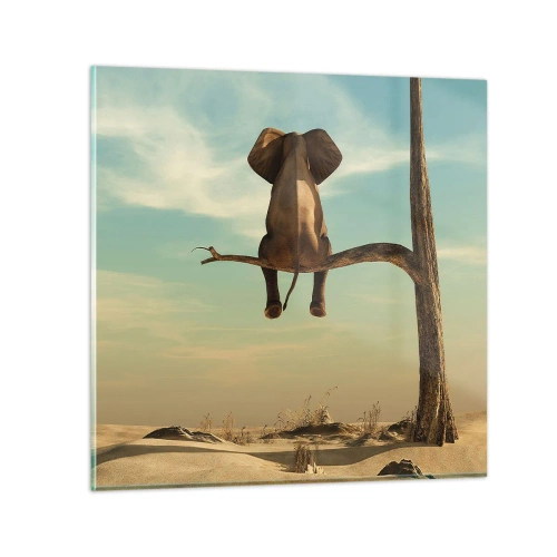 Üveg kép - Egy új nézőpont - 60x60 cm