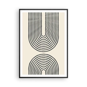 Poszter fehér keretben - Bármelyik percben ... - 70x100 cm