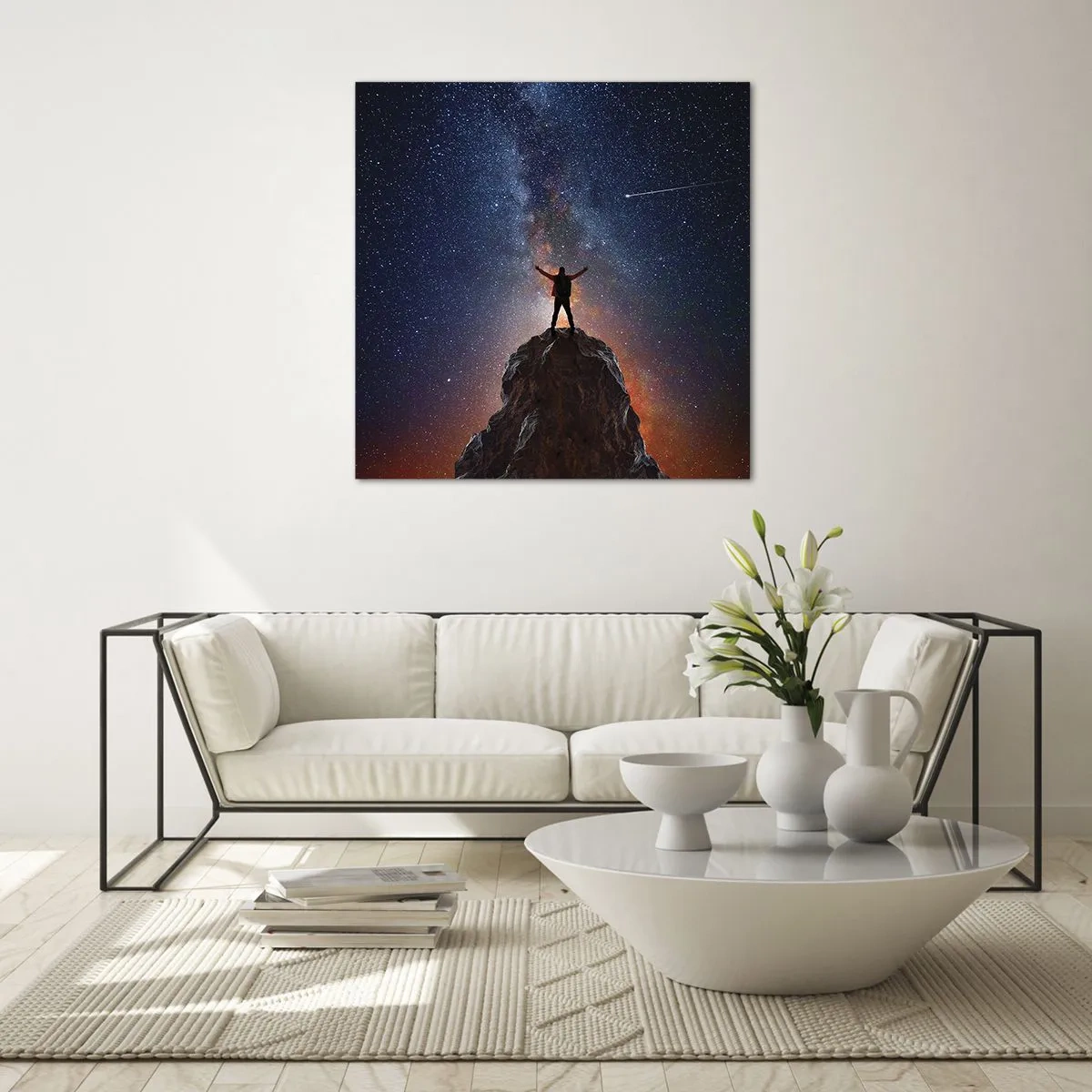 Üveg kép - Az erő velem van! - 50x50 cm