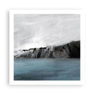 Poszter - Víz - föld: az elemek összecsapása - 60x60 cm