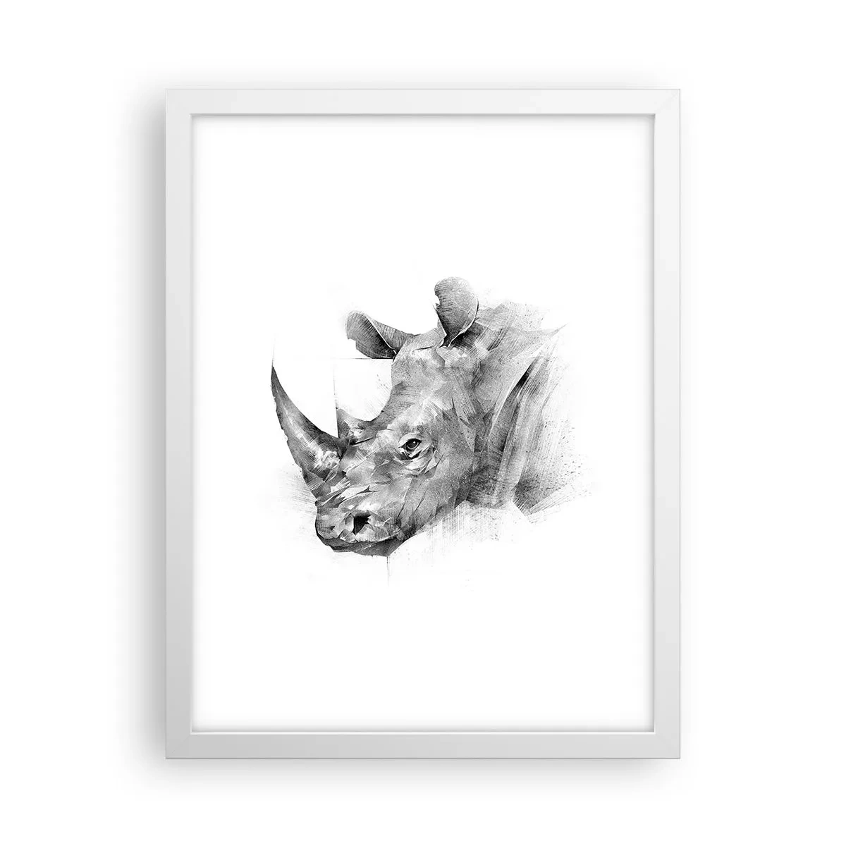 Poszter fekete keretben - Afrikai portré - 30x40 cm