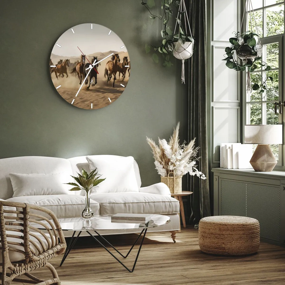 Falióra, Óra - Szabad, mint a szél - 40x40 cm