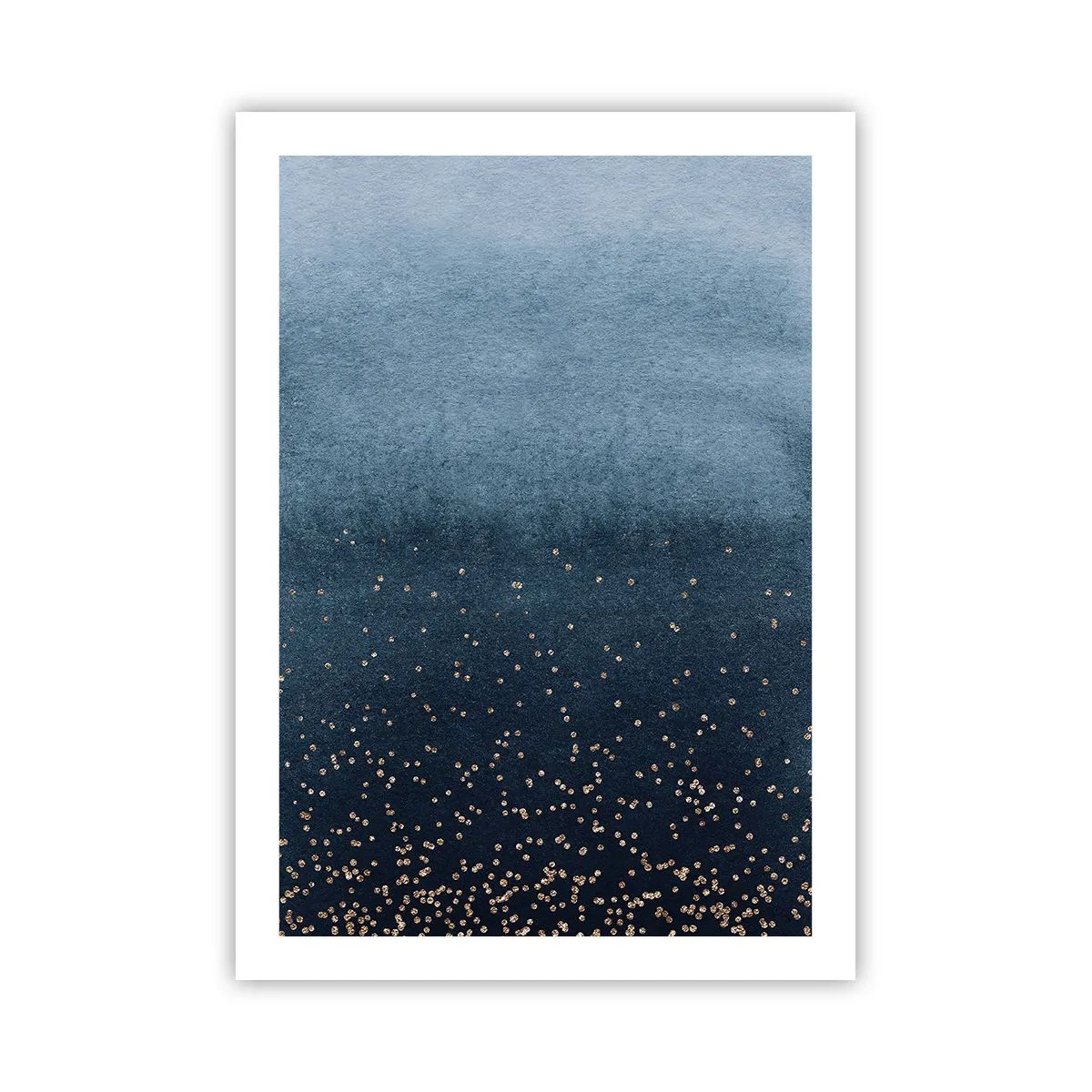 Poszter - Kompozíció - kék fázisok - 50x70 cm