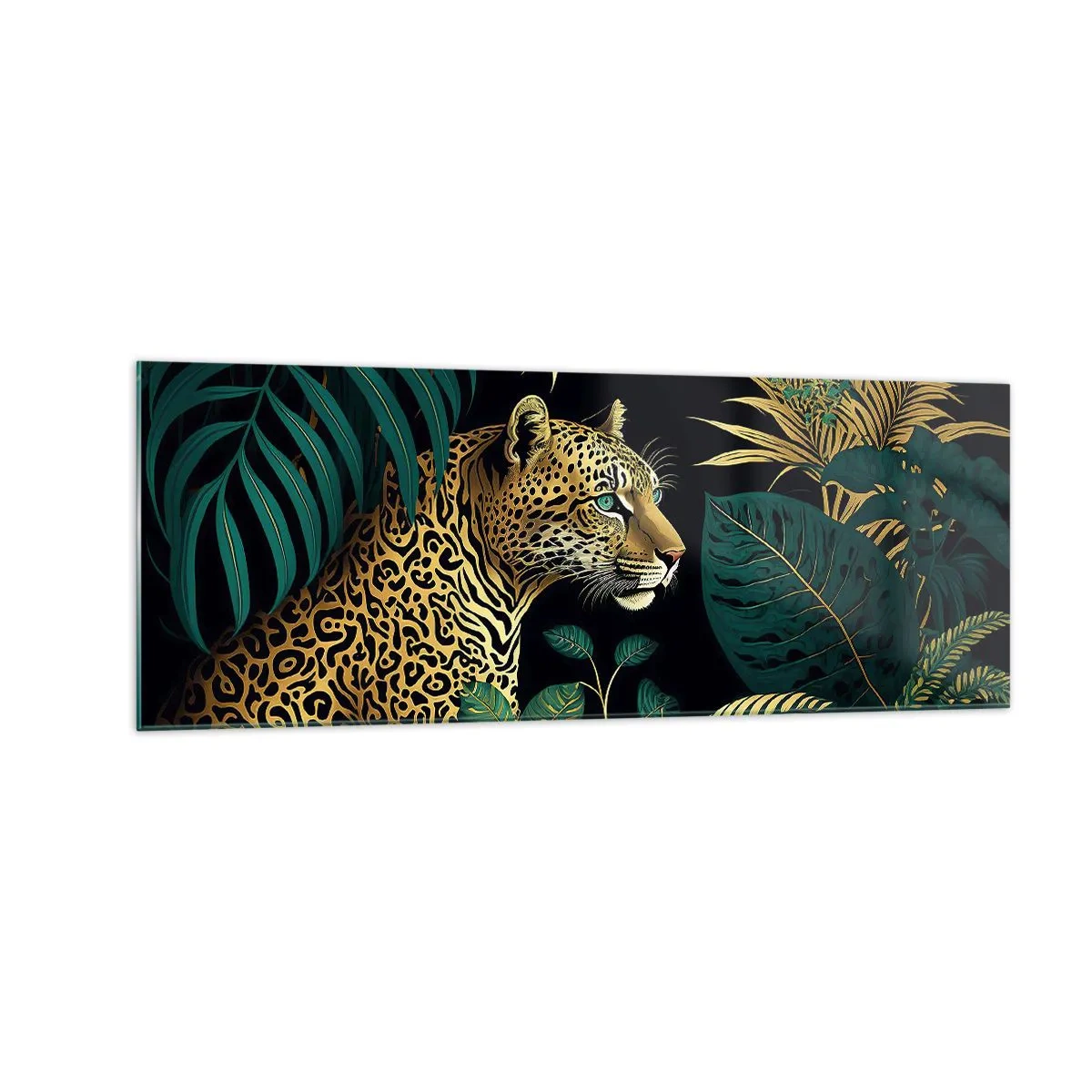Üveg kép - A házigazda a dzsungelben - 140x50 cm