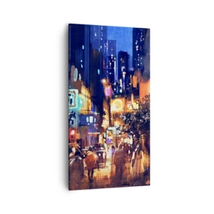 Vászonkép - A város nem alszik - 55x100 cm
