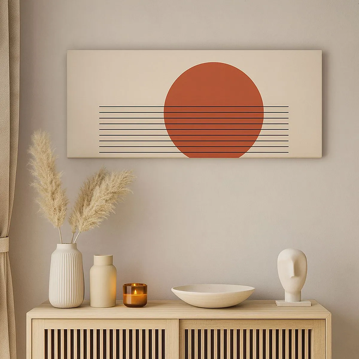 Vászonkép - Körbe és tovább - 100x40 cm