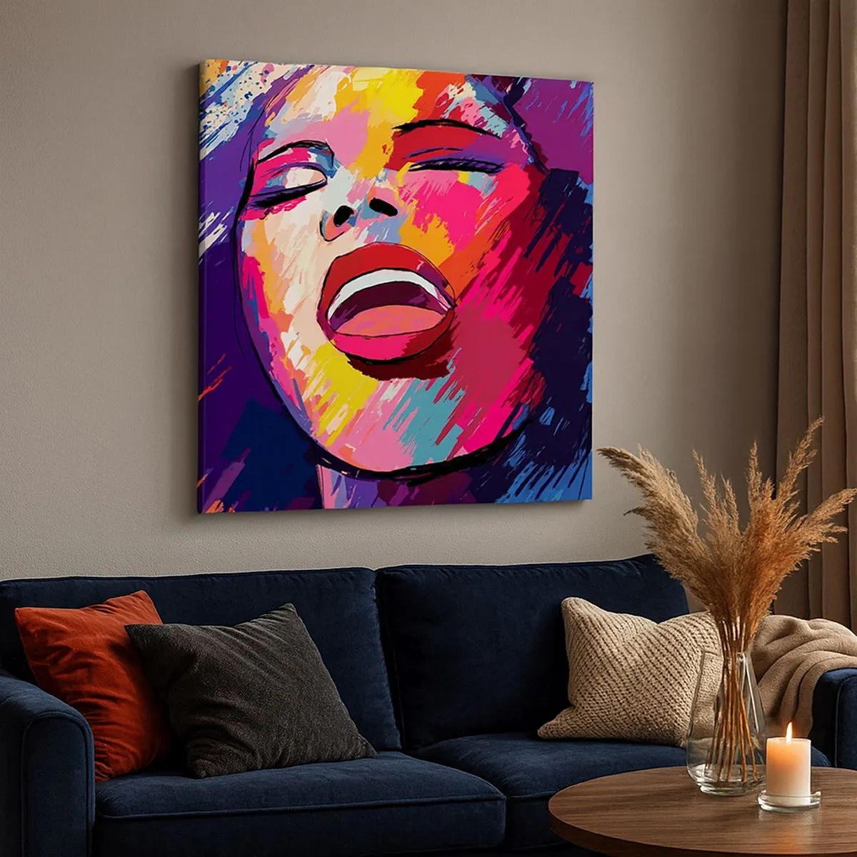 Vászonkép - Kiénekelni az egész életet - 30x30 cm