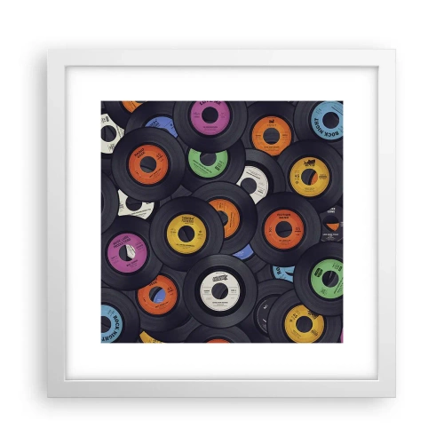 Poszter fekete keretben - A klasszika színei - 30x30 cm