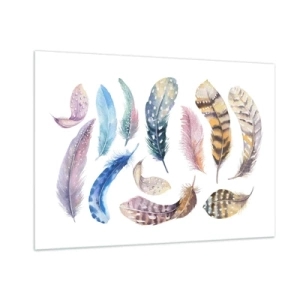 Üveg kép - Könnyű, tarka és sokszínű - 100x70 cm