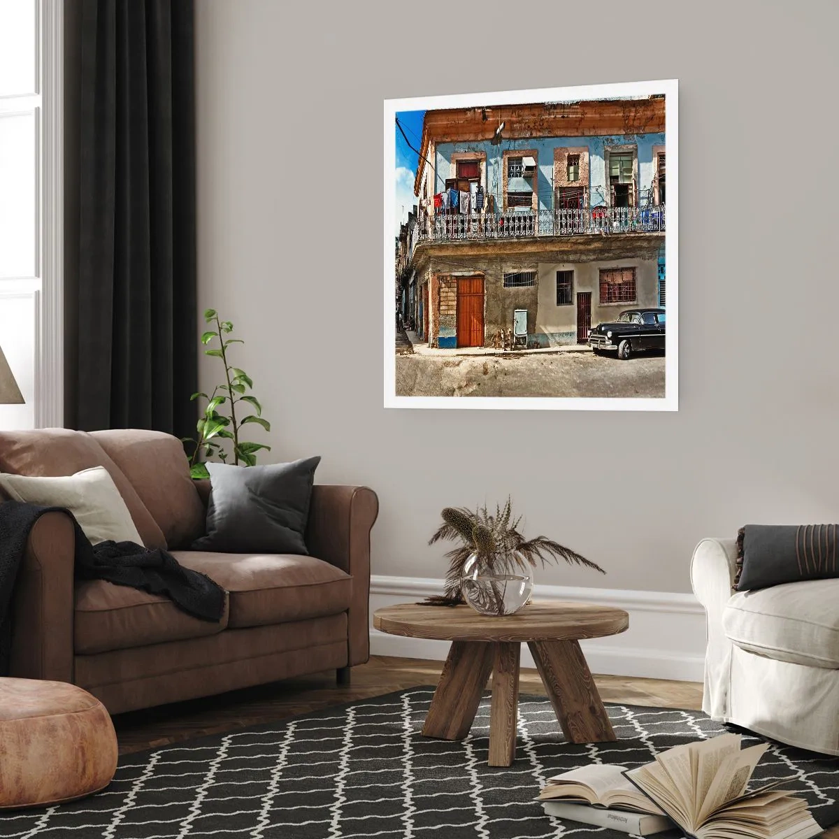 Poszter - Havannai hangulat - 30x30 cm