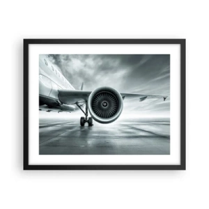 Poszter fehér keretben - Van erő! - 50x40 cm