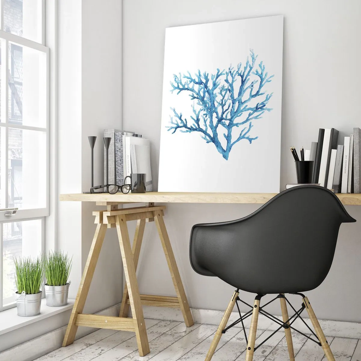 Üveg kép - Tengeri filigrán - 80x120 cm
