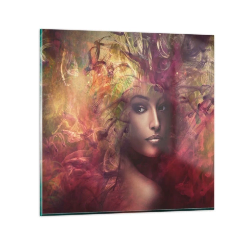 Üveg kép - Itt vagyok! - 50x50 cm