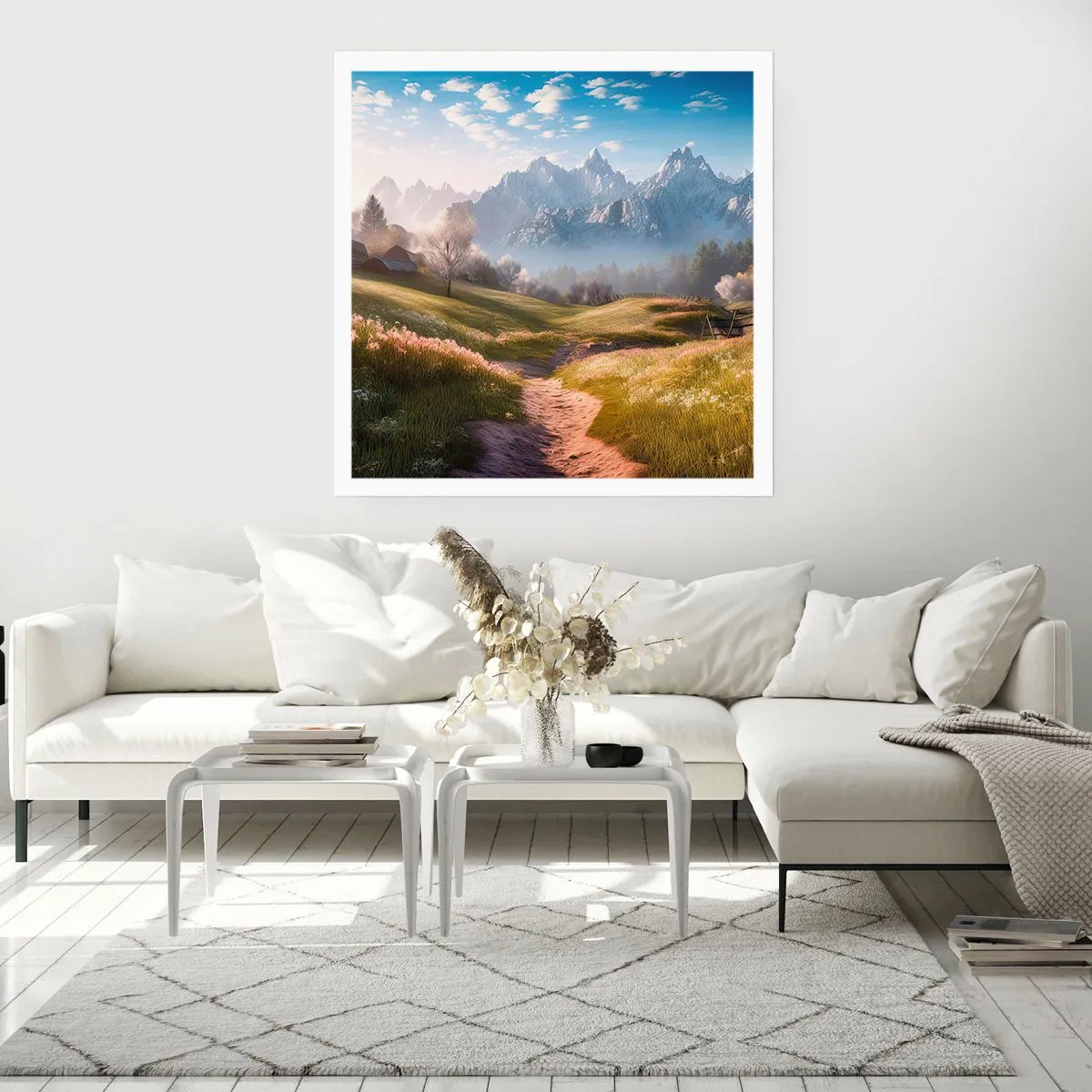 Poszter - Idilli völgy - 40x40 cm