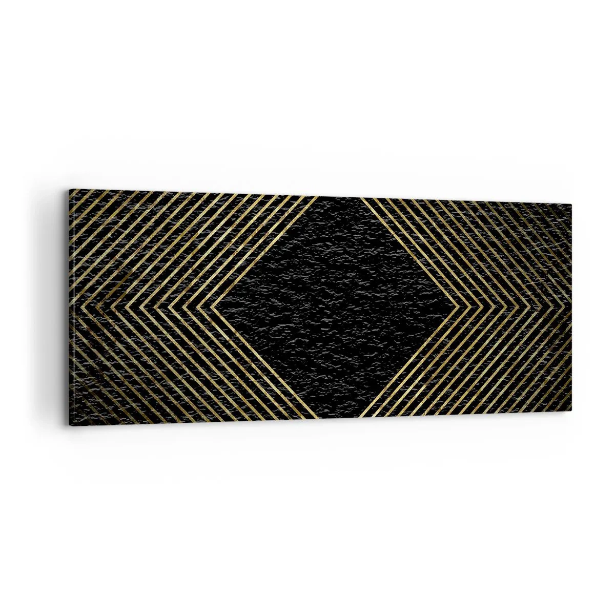 Vászonkép - Geometria glamour stílusban - 100x40 cm