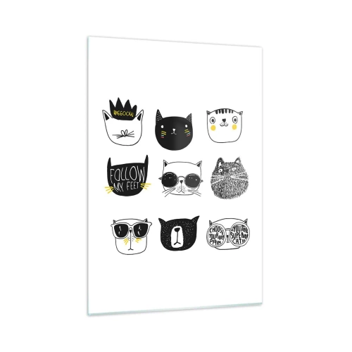 Üveg kép - Mindenki más - 50x70 cm