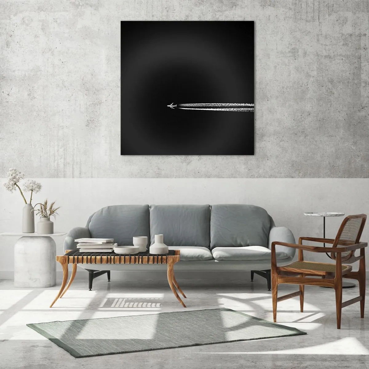 Üveg kép - Egy másik dimenzióba - 70x70 cm