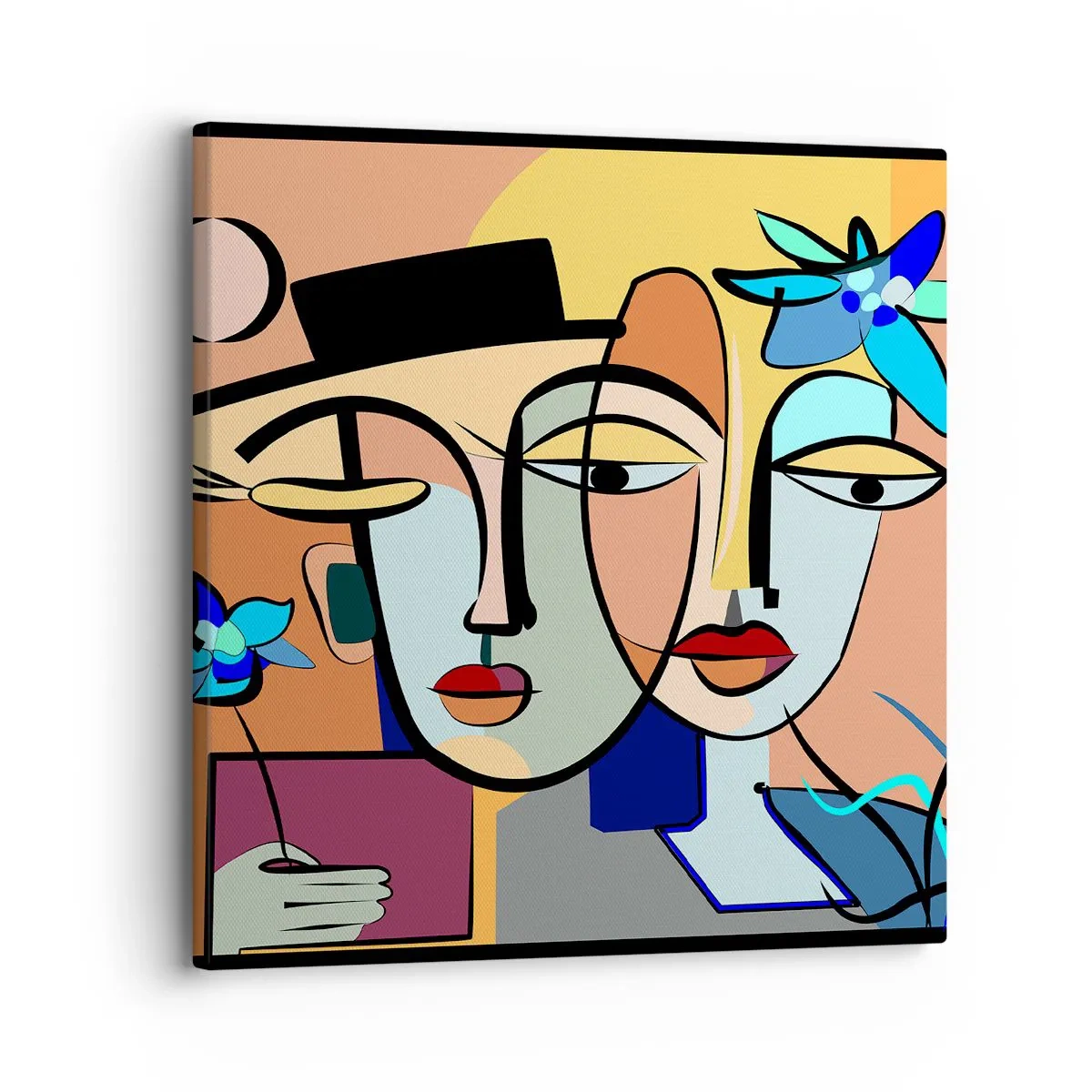 Vászonkép - Picasso randez vous - 30x30 cm