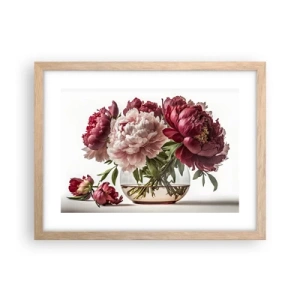 Poszter világos tölgy keretben - A szépség teljes virágzásában - 40x30 cm