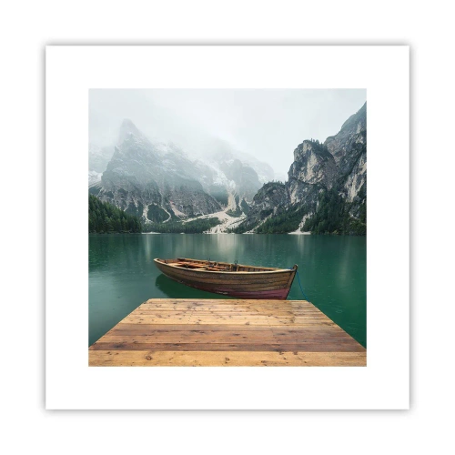 Poszter - "És a homlok büszke sziklái" - 30x30 cm