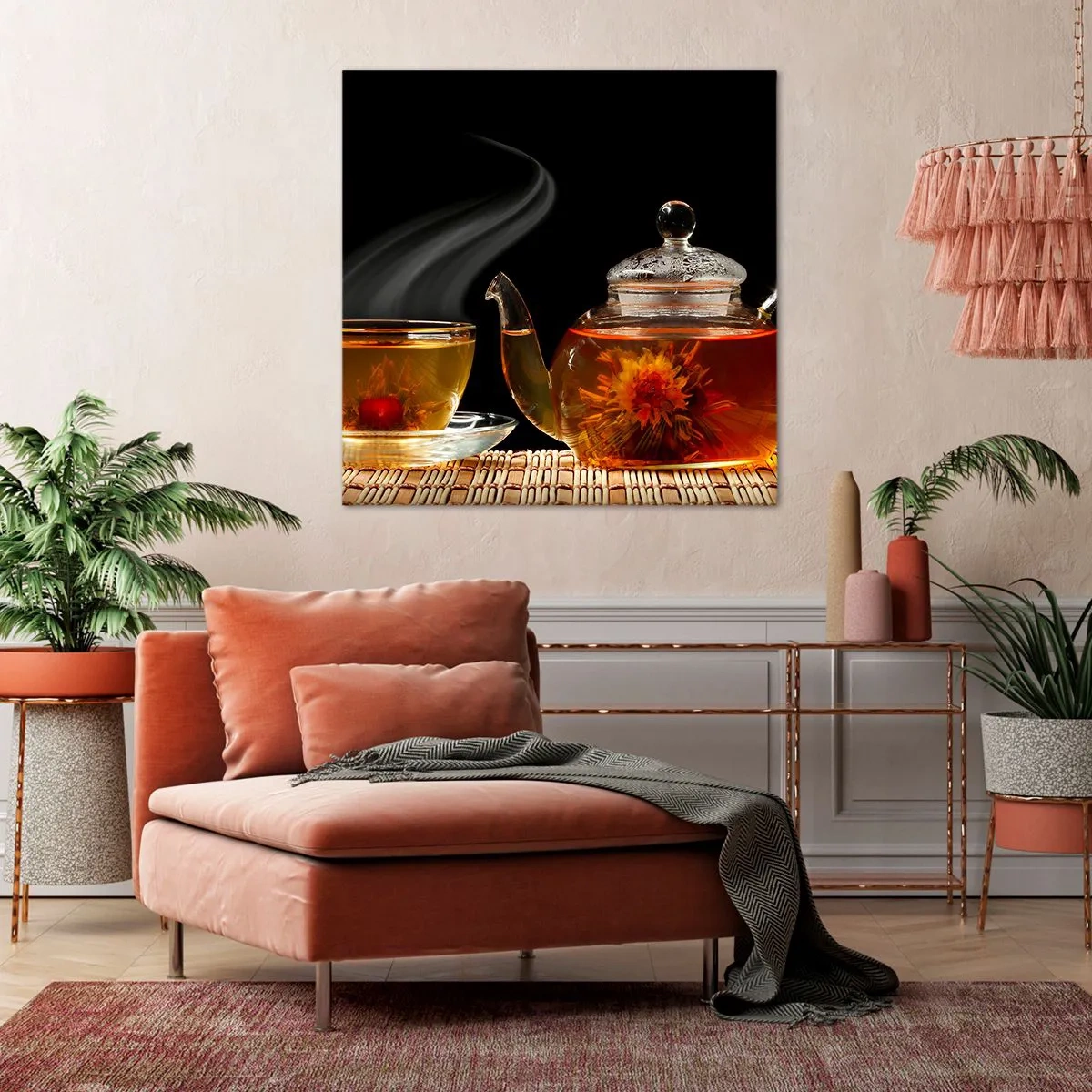 Vászonkép - A teafőzés varázsa és művészete - 70x70 cm