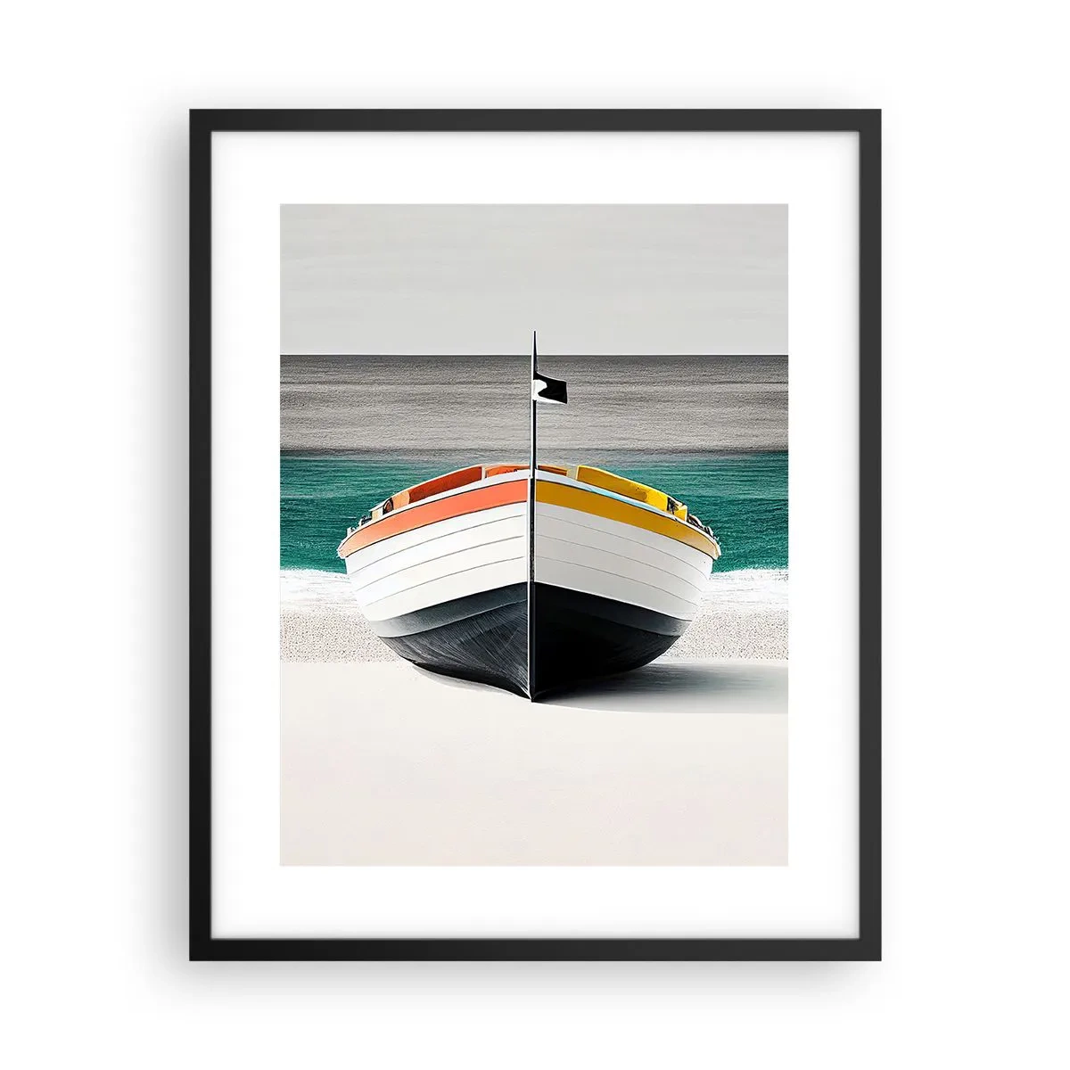 Poszter fehér keretben - A maga helyén - 40x50 cm