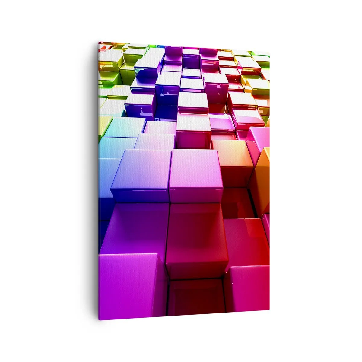 Vászonkép - Op-art együtt egy csapatban - 70x100 cm