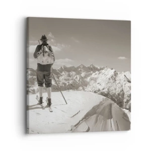 Vászonkép - És a hegyek ugyanazok - 30x30 cm