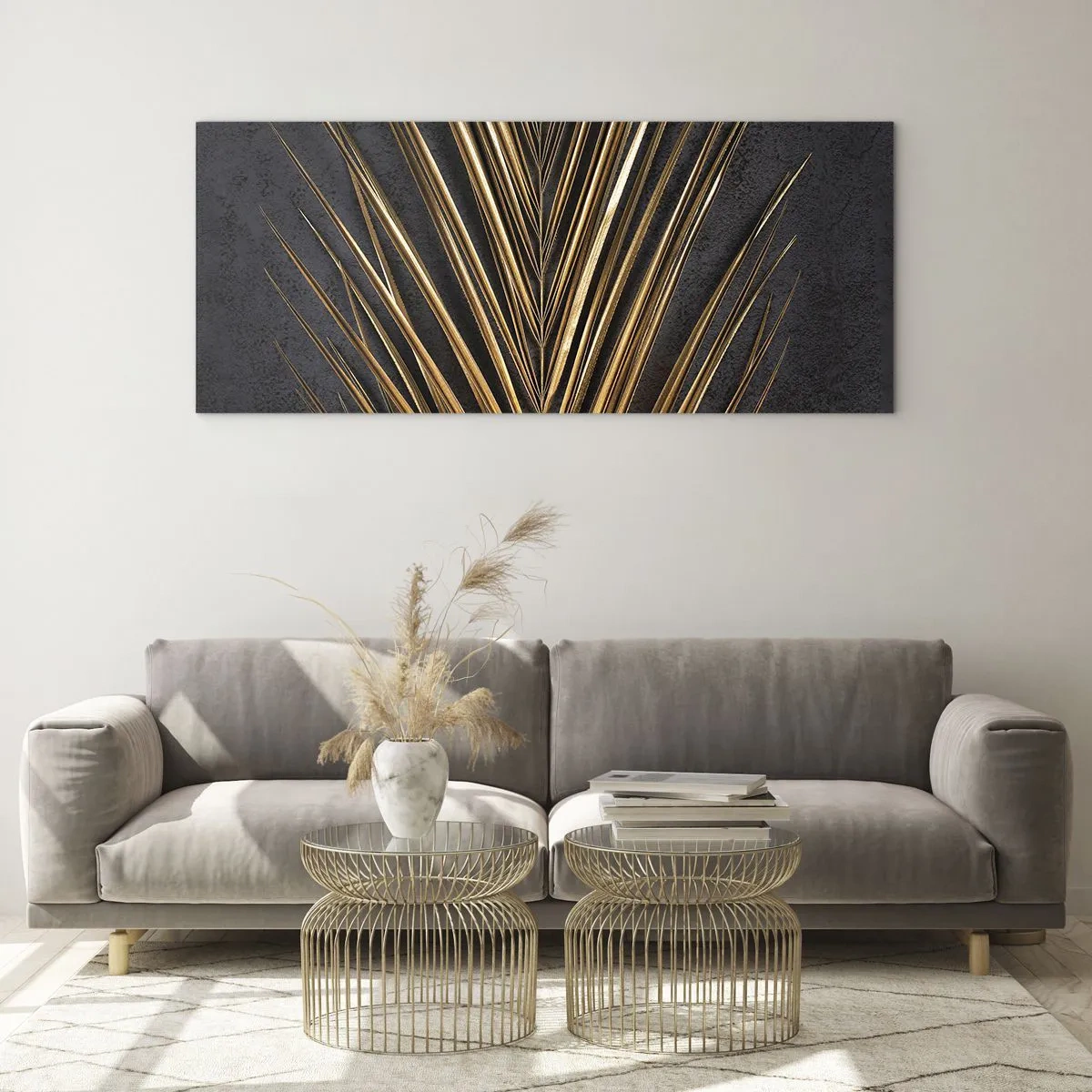 Üveg kép - A trópusok aranya - 120x50 cm