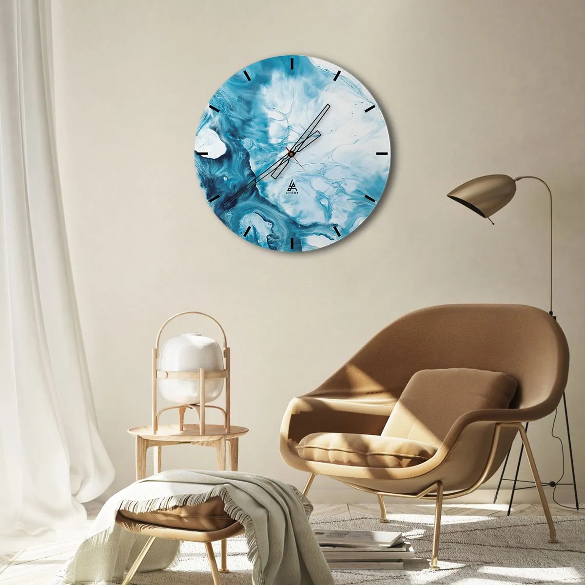 Falióra, Óra - Kékség koncertje - 30x30 cm