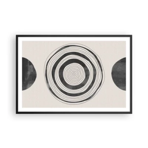 Poszter fehér keretben - Az a fontos, ami a kettő között van. - 91x61 cm