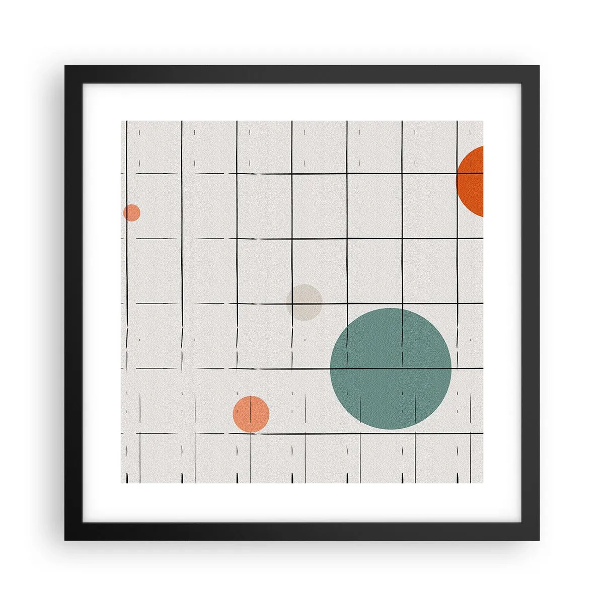 Poszter fehér keretben - Csapdába esve. Mi vagy ők? - 40x40 cm