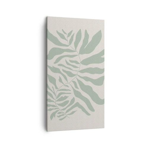 Vászonkép - Smaragdzöld ág - 45x80 cm