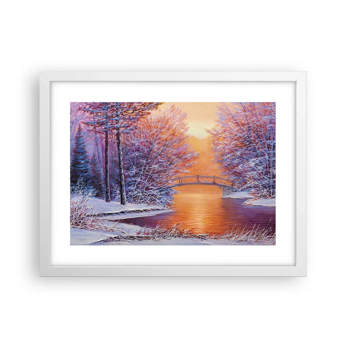 Poszter fekete keretben - Találkozzunk itt - 40x30 cm