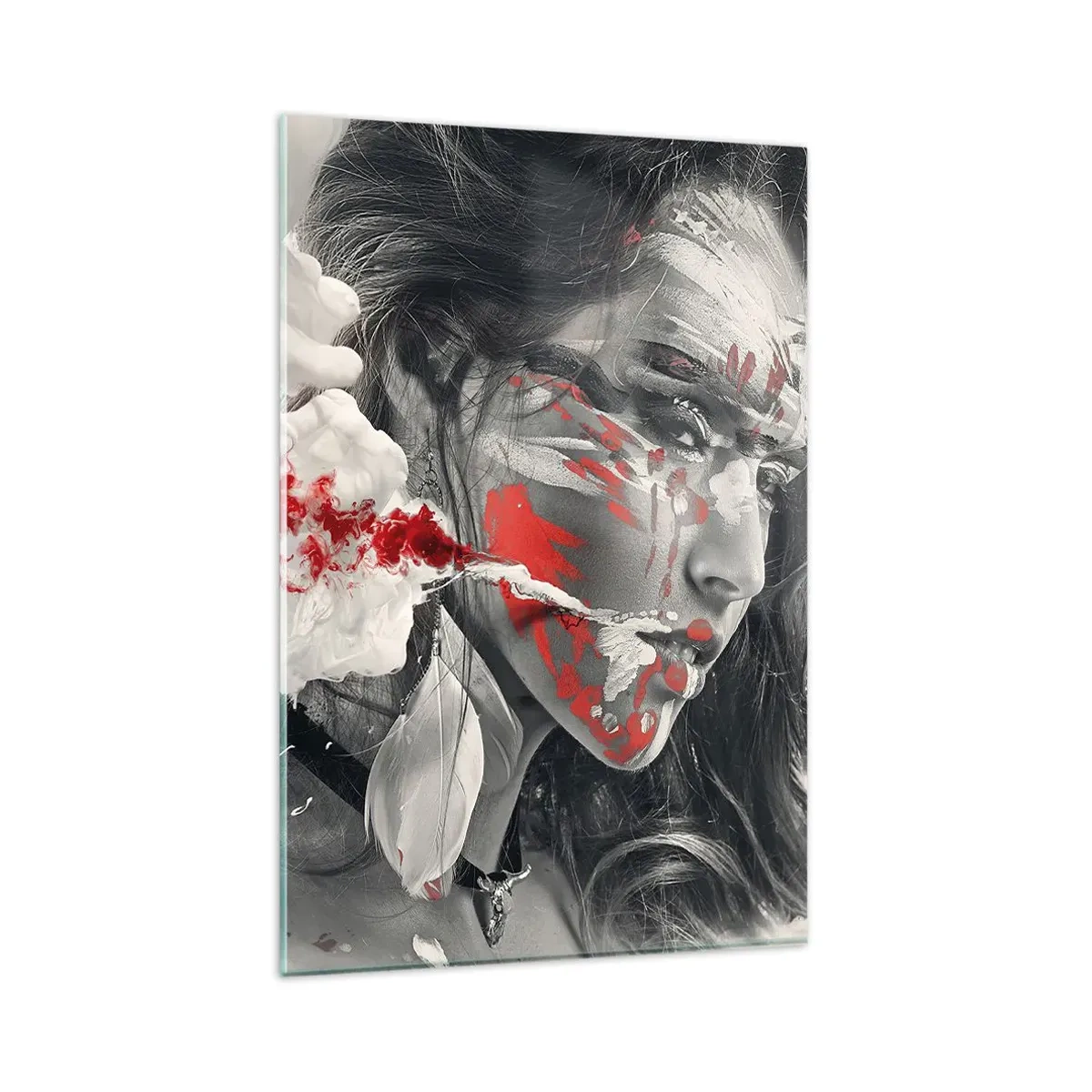 Üveg kép - Az abszurditás füstjében - 80x120 cm