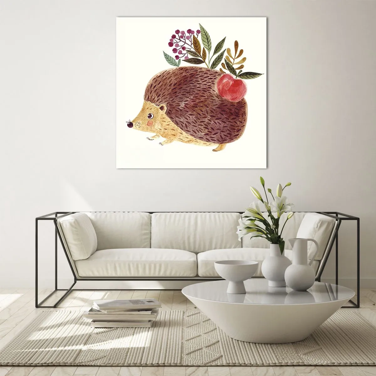 Üveg kép - És máris kedvelsz engem - 50x50 cm