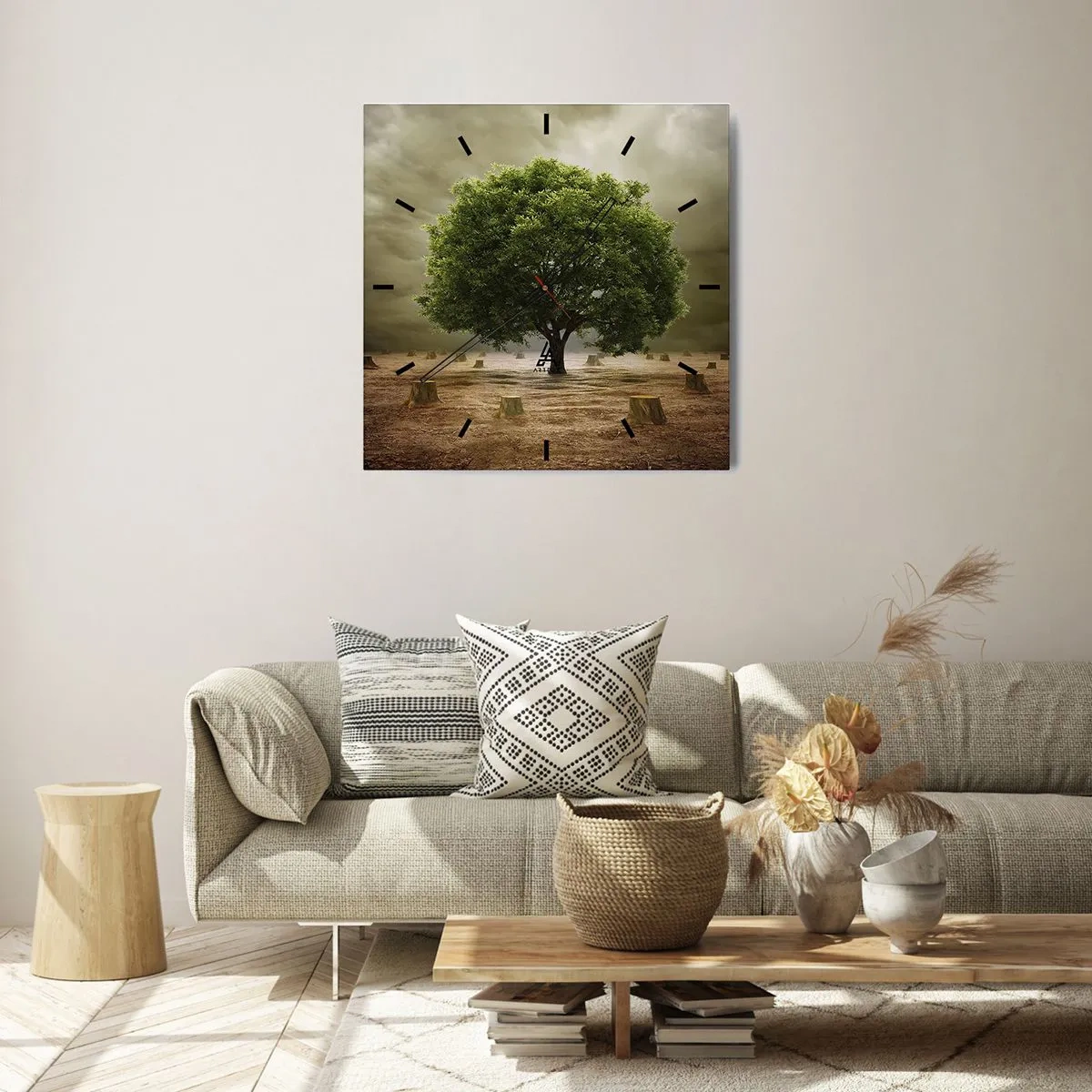 Falióra, Óra - Egész remény - 40x40 cm