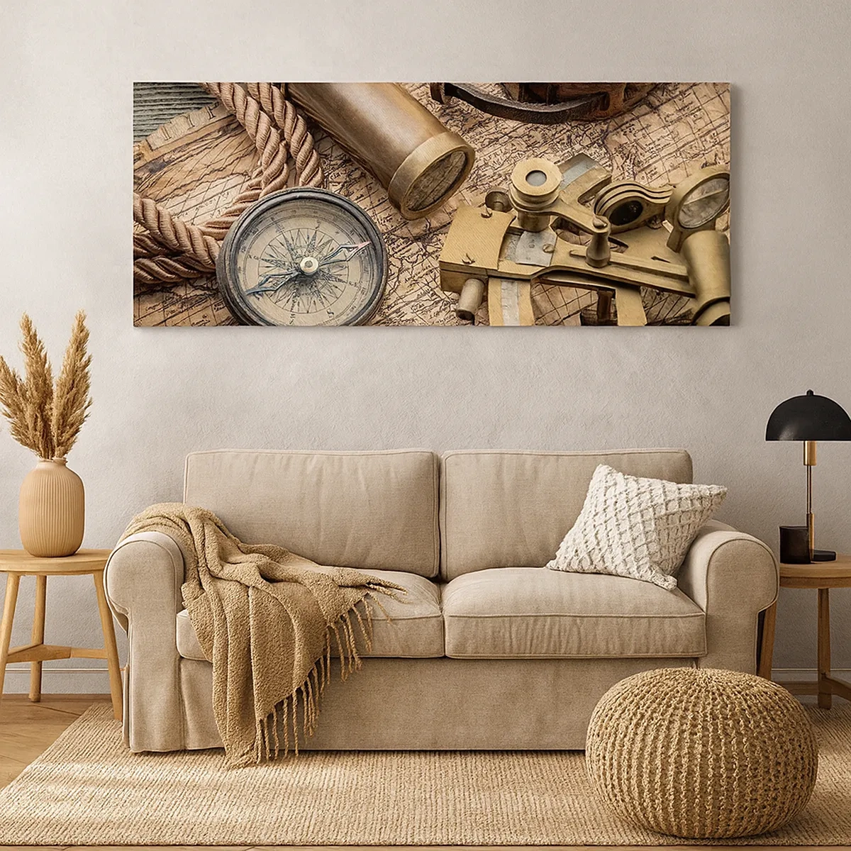 Vászonkép - Állítson be egy irányt - 30x30 cm