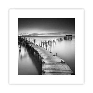 Poszter - Egy elfeledett part békéje - 30x30 cm