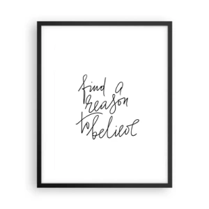 Poszter fehér keretben - Ez lehetséges - 40x50 cm