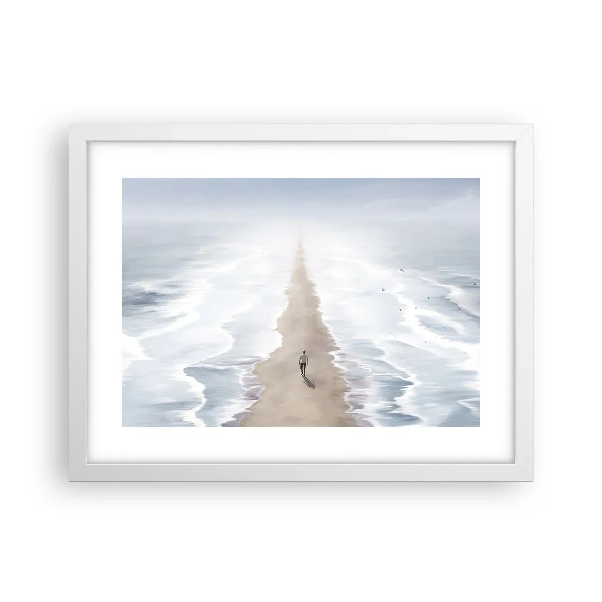 Poszter fekete keretben - Fényes jövő - 40x30 cm