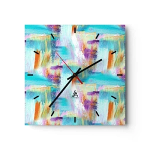 Falióra, Óra - Vidám firka - 30x30 cm