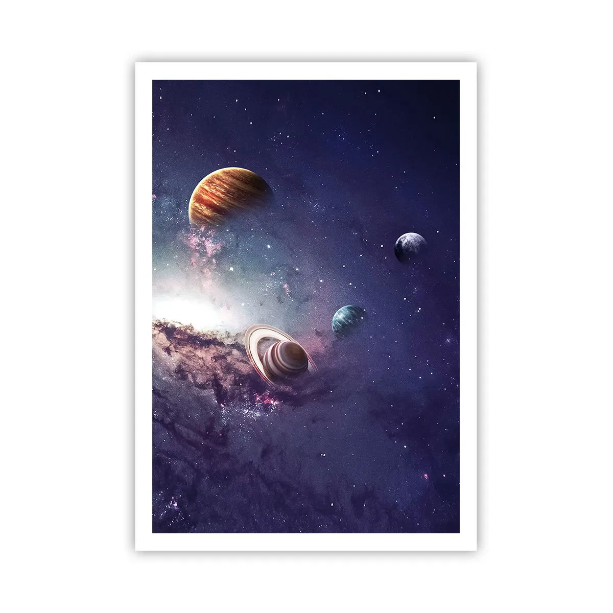 Poszter - Napos táncrendszer - 70x100 cm